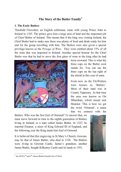 The Story of the Butler Family