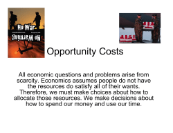 Opportunity Costs