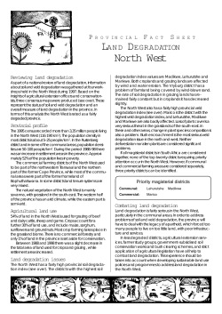 North West - Plant Conservation Unit