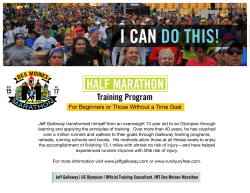 Half Marathon Goal to Finish