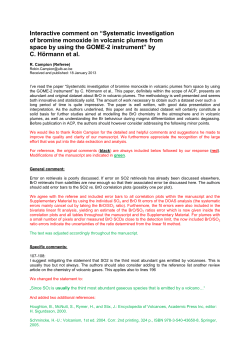 Interactive comment on &ldquo;Systematic investigation of bromine