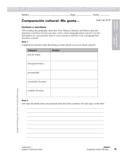 Comparaci&oacute;n cultural: Me gusta&hellip;