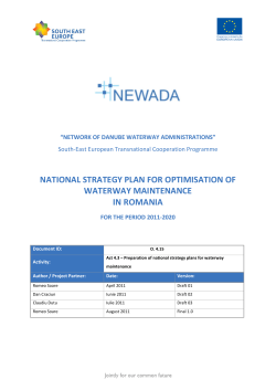 National strategy plan wm