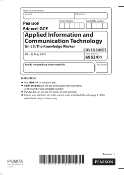 Applied Information and Communication Technology
