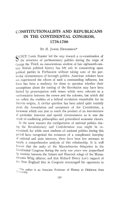 c onstitutionalists and republicans in the continental congress, 1778
