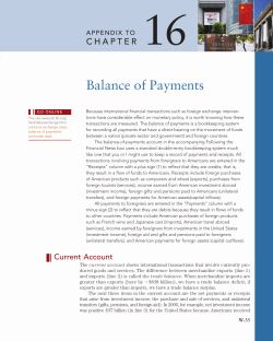 Balance of Payments