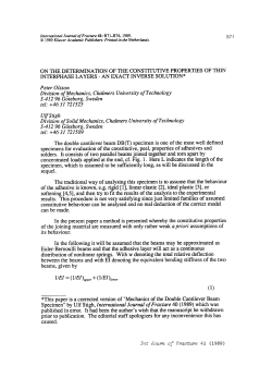 On the determination of the constitutive properties of thin interphase