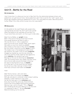 Unit 9 - Battle for the Road