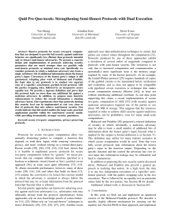 Quid Pro Quo-tocols: Strengthening Semi