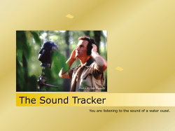 The Sound Tracker - NPS History eLibrary