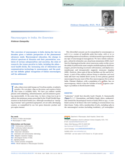 Neurosurgery in India: An Overview