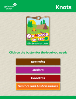 Knots - Girl Scouts of Utah
