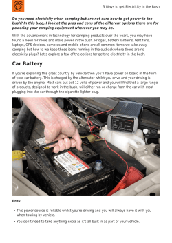 Car Battery Dual Battery System