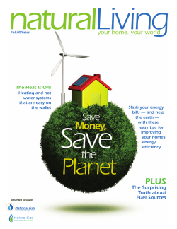 Save Money, Save the Planet