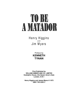 Henry Higgins Jim Myers