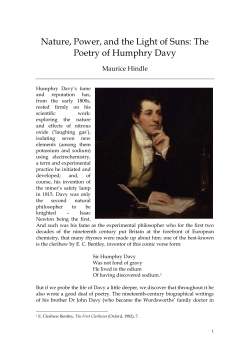 Nature, Power, and the Light of Suns: The Poetry of