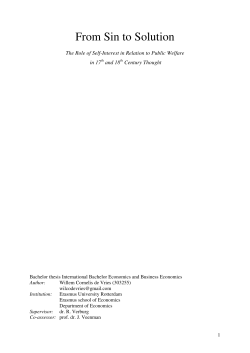 From Sin to Solution - Erasmus University Thesis Repository