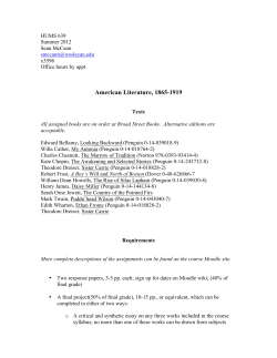 HUMS 639 - Wesleyan University