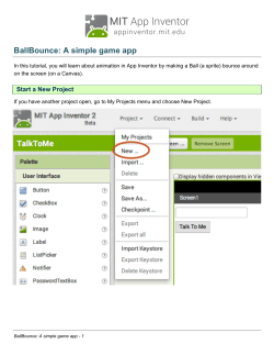 BallBounce: A simple game app