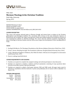 MCT S15 - Syllabus (working draft)