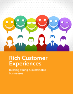 Rich Customer Experiences