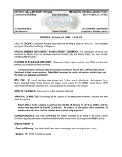February 8, 2016 - Citrus County Board of County Commissioners