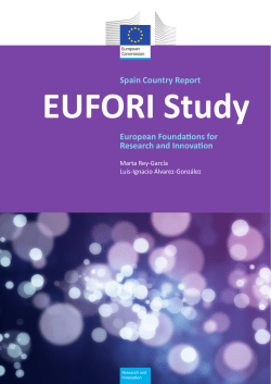 Spain Country Report European Foundations for Research and
