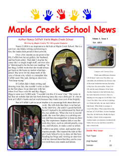 Maple Creek School News