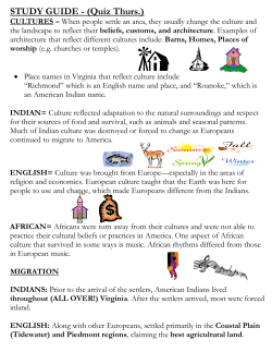 STUDY GUIDE - (Quiz Thurs.)