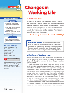 Changes in Working Life - 8