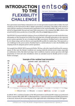 introduction to the flexibility challenge - entso-e