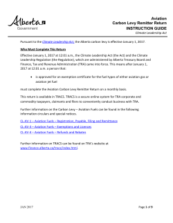 Carbon Levy Remitter Return Instruction Guide