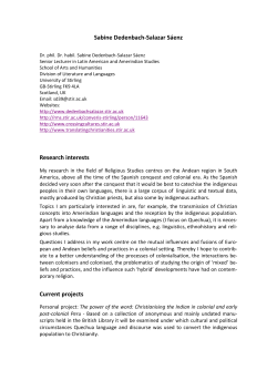 Sabine Dedenbach-Salazar Sáenz