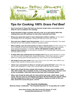 Tips for Cooking - Green Heron Growers