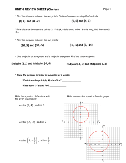 Unit 6 Review packet