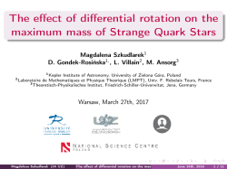 The effect of differential rotation on the maximum mass of Strange
