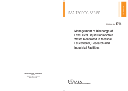 Management of Discharge of Low Level Liquid
