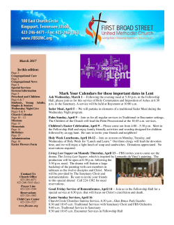 March 2017 - First Broad Street United Methodist Church