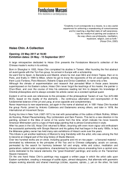 Hsiao Chin. A Collection