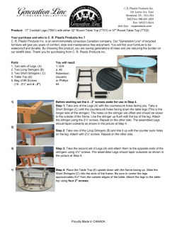 Product: 17" Cocktail Legs (TB01) with either 32" Round Table Top