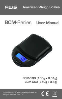 CP5-Series User Manual - American Weigh Scales