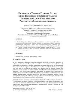 DESIGN OF A TWO-BIT POSITIVE CLOCK