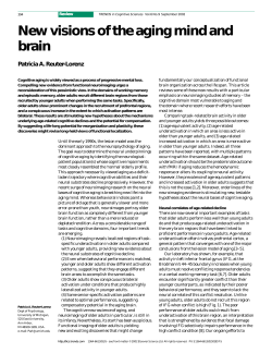 New visions of the aging mind and brain