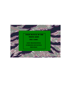 Field Manual Of The White Army FM 1*1000