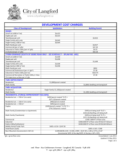 development cost charges