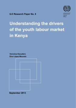 Understanding the drivers of the youth labour market in Kenya