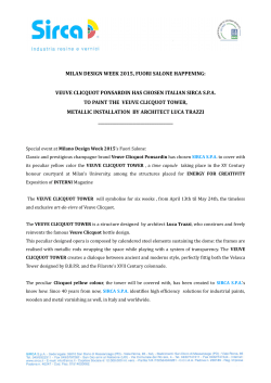 milan design week 2015, fuori salone happening: veuve