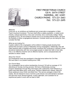 first presbyterian church 120 n. sixth street