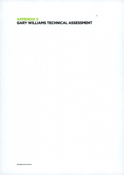 GARY WILLIAMS TECHNICAL ASSESSMENT