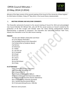 OPEN Council Minutes - 23 May 2014 (2:2014)